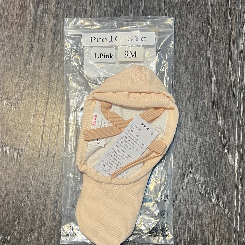 Sansha Light Pink Ballet Shoes Pro 1C